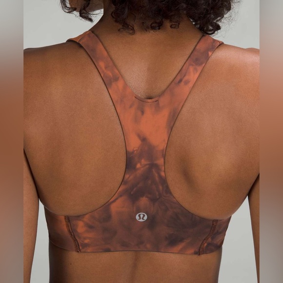 NWT Lululemon Wunder Train Bra Diamond Dye Canyon Rock Graphite Grey 8 C/D Cup - Picture 4 of 10